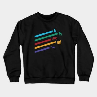 Animals Conservation Board Game Crewneck Sweatshirt